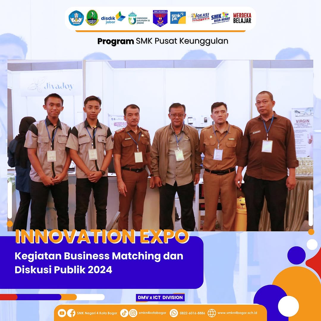 SMKN 4 Bogor Pamerkan Inovasi di Innovation Expo