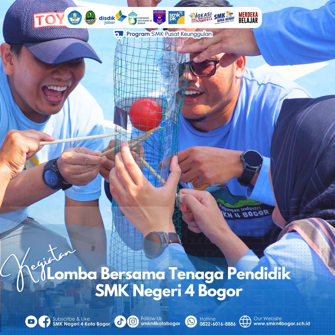 Guru dan Siswa SMK Negeri 4 Bogor Meriahkan HUT RI dengan Lomba