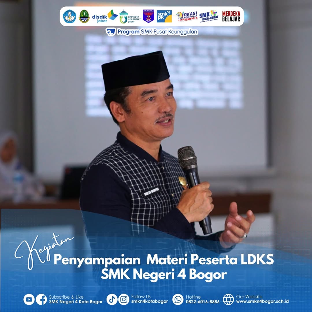 Kepala SMK Negeri 4 Bogor Berikan Materi Kepemimpinan