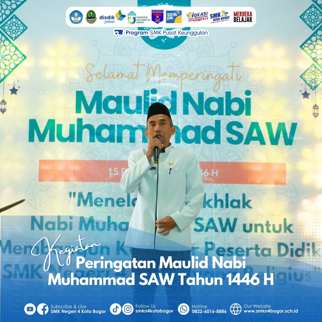 SMK Negeri 4 Bogor Peringati Maulid Nabi Muhammad SAW