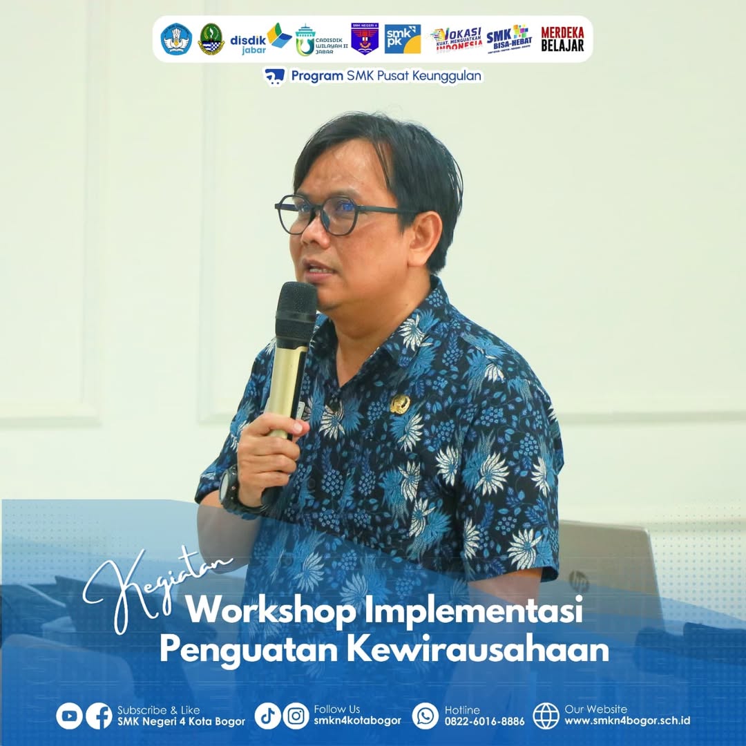 Workshop Kewirausahaan untuk Pendidik SMKN 4 Bogor