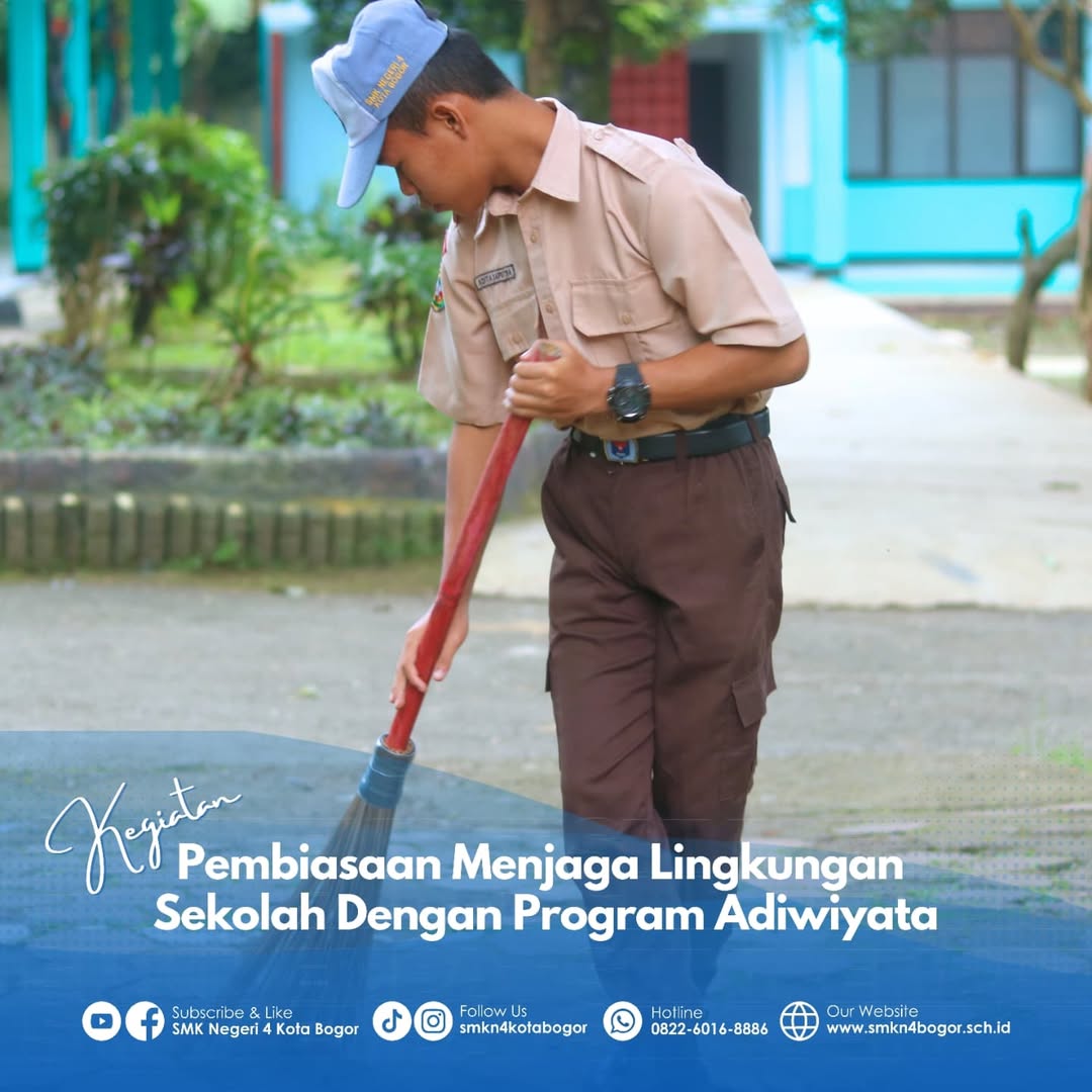 SMKN 4 Bogor Gelar Pembiasaan Positif Program Adiwiyata