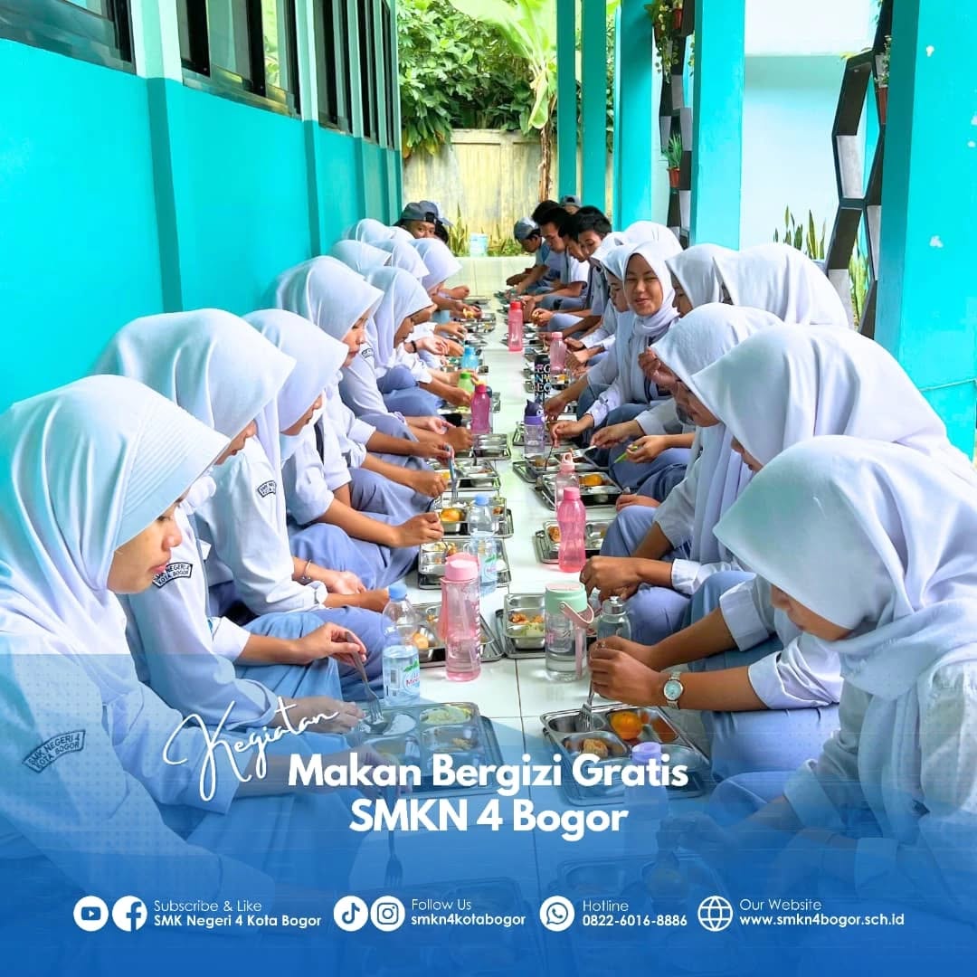 Makan Bergizi Gratis Dimulai di SMKN 4 Bogor (17 Februari)