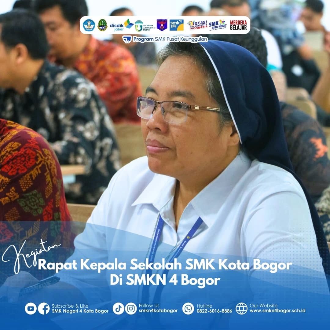 SMKN 4 Bogor Tuan Rumah Rapat Kepala Sekolah