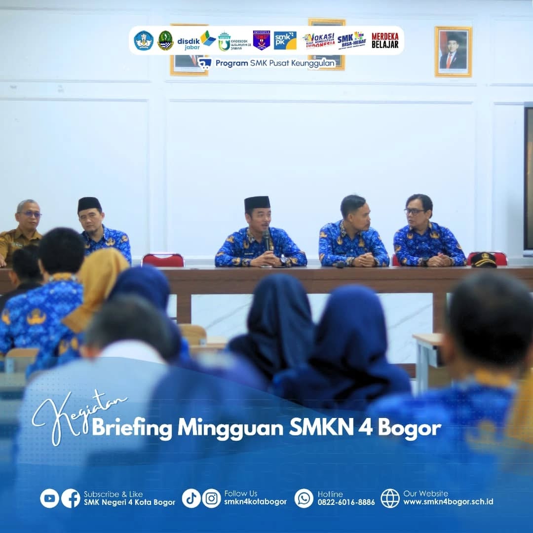 SMKN 4 Bogor Gelar Briefing Mingguan