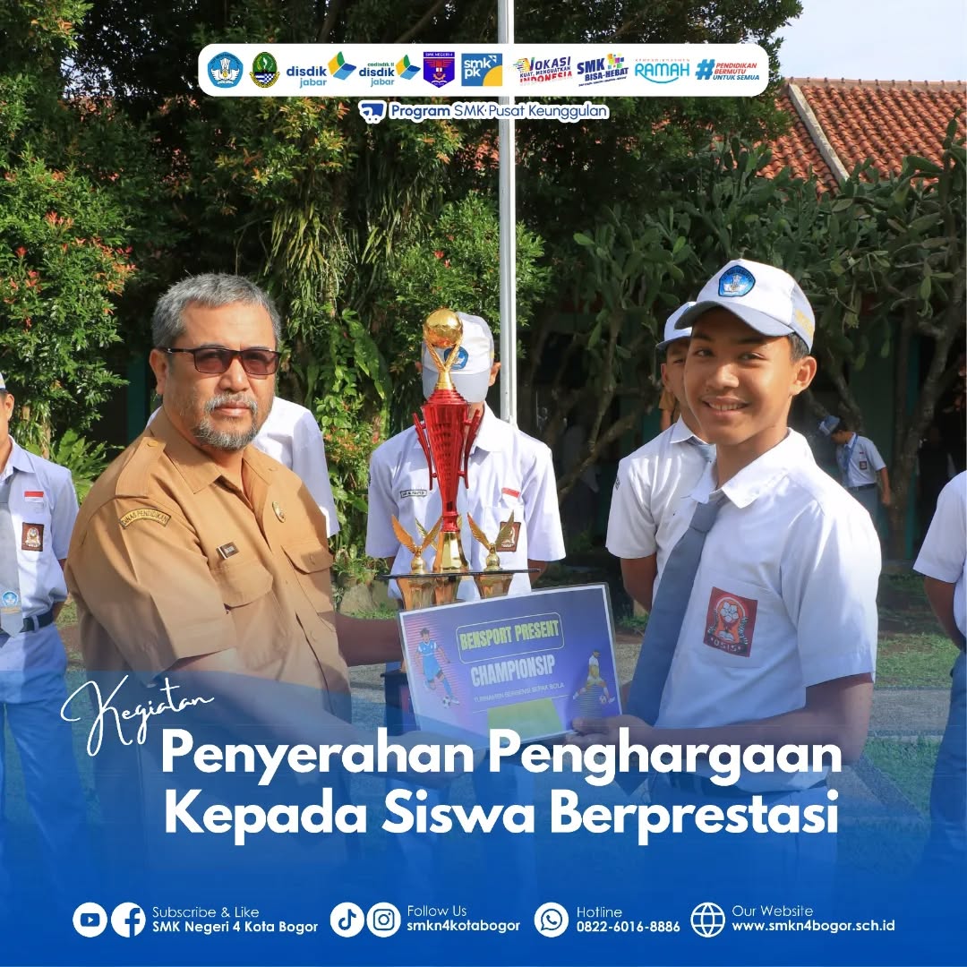 Tim Futsal Putra SMKN 4 Bogor Juara 2 Championship