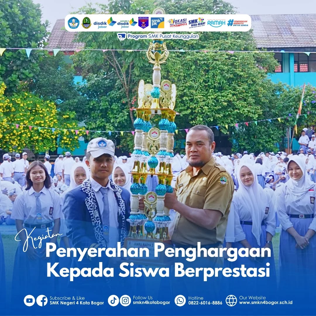 Tim Paskibra SMKN 4 Bogor Juara Madya 2 Tingkat Jabodetabek